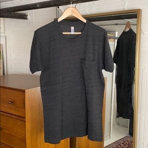 American Apparel Tri-Blend Crewneck Track T-Shirt